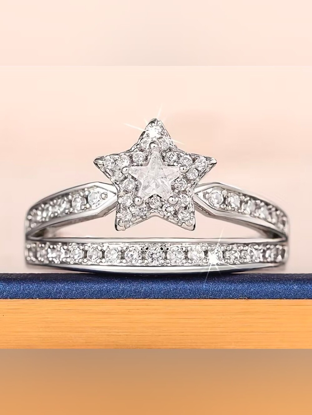 $8 Each Or Bundle 5/$20 Sterling Silver Star CZ Ring